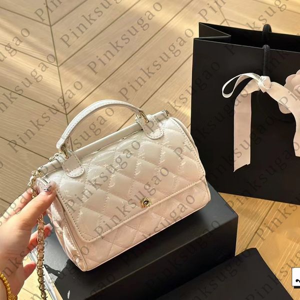 Borsa tote da donna rosa Sugao borsa a tracolla con catena a tracolla borsa moda borsa in pelle verniciata di alta qualità Borsa shopping di design di lusso xinyu-240227-150