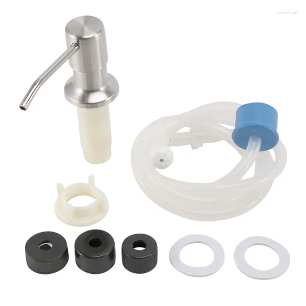 Kit tubo di prolunga per dispenser di sapone liquido Pulizia del lavaggio delle mani del bagno in silicone