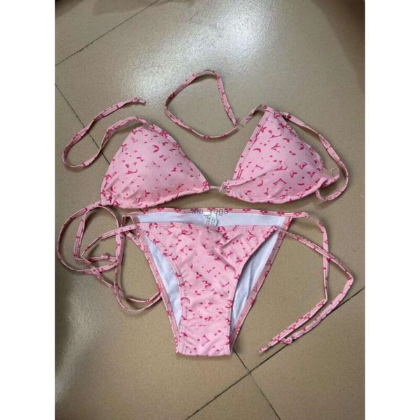 2024ss conjunto de biquíni feminino bur sexy transparente cinta forma banho das mulheres moda praia terno verão das mulheres