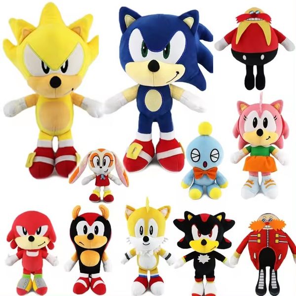 Nuovo prodotto transfrontaliero Hedgehog Mouse Super Sonic Plush Doll Talsnak Surround Toys Cartoon Doll Gift