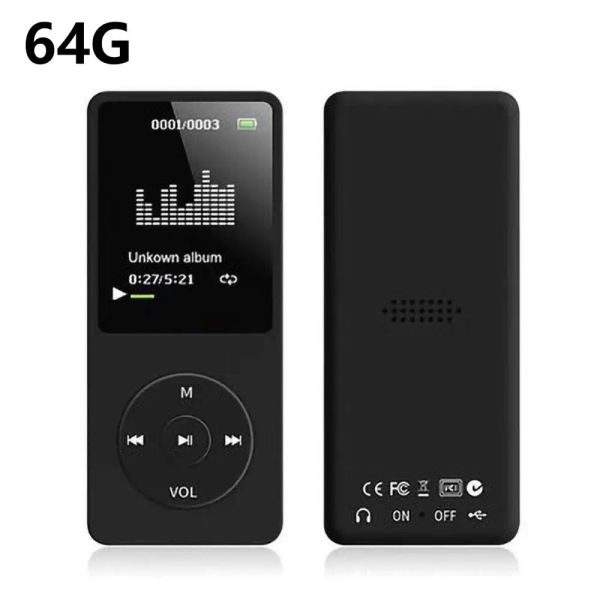 Player 1.8 polegadas TFT Display MP3 MP4 Player Sport Walkman Sound Music Player Gravação de alta fidelidade Rádio FM Videogames MP3 Player