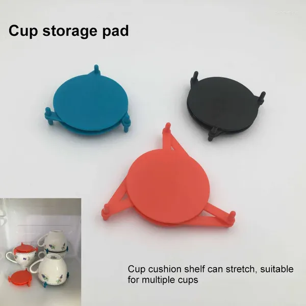 Küche Aufbewahrung 1pcs Kaffeetassen Organizer Stapler Schrank Stapelbar für Cups Gadget Farbe erweiterbar