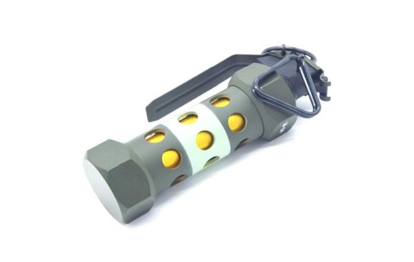 INCRÍVEL brinquedo de metal manequim M84 granada flashbomb sem função boutique modelo AEG Tactical Toys8627636