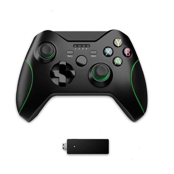 Comunicações Controlador de jogo sem fio de 2,4 GHz Gamepad vibratório com Jostick duplo e adaptador USB para dispositivos de computador / Xbox / PS3