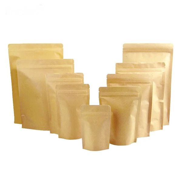 Großhandel 100 stücke kostenloser versand Lebensmittel verpackung taschen Sandähnliche aluminium beschichtete kraft papier ventil beutel Muttern freizeit taschen LL