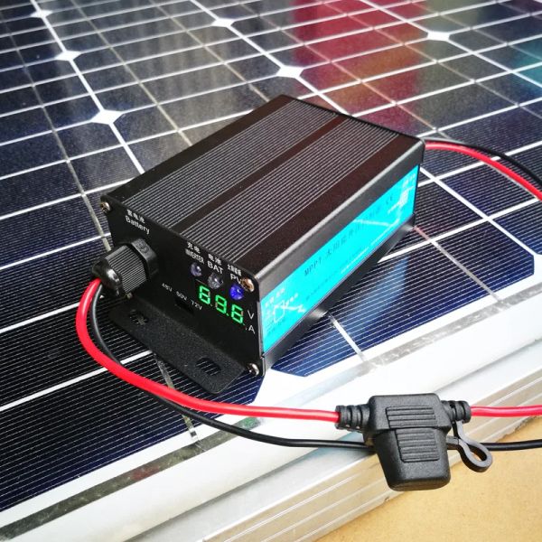 Solare MPPT Celle solari 10A Regolatore di carica della batteria Boost Caricatore step-up 48v 60v 72v Accumulatore per auto