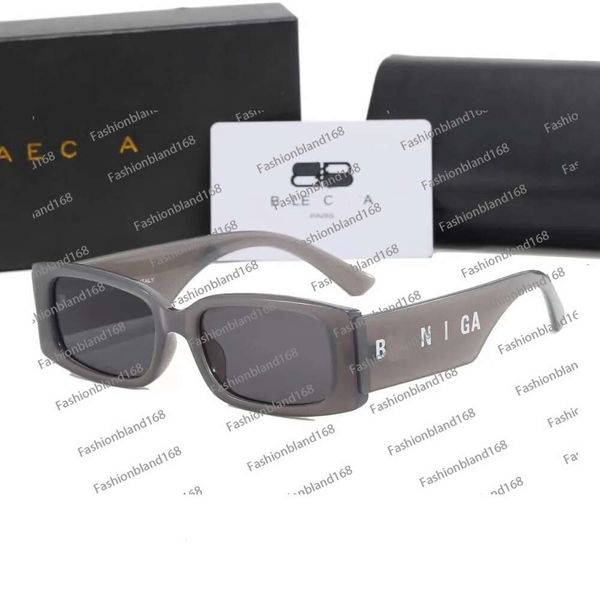 2024 Sonnenbrille Designer Runde Coole Sonnenbrille Hochwertige schwarze Brille Damen Herren Brille Damen Sonnenbrille UV400 Objektiv Unisex mit Box Lunette de Soleil