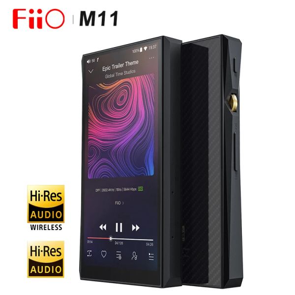 Reprodutor FiiO M11 HIFI Music MP3 Player Saída balanceada/Suporte WIFI/Air Play/Spotify Bluetooth 4.2 aptxHD/LDAC DSDUSB DAC