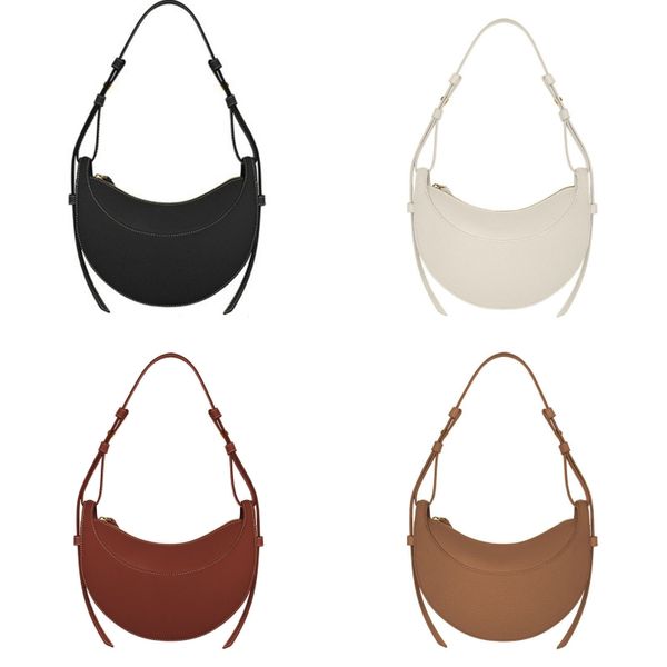 Коричневые дизайнерские сумки numero dix, сумки через плечо, классические полумесяцы из натуральной кожи, простые роскошные сумки для женщин, большая вместимость, современная мода e4