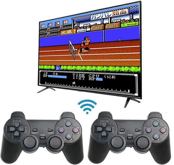 Comunicazioni Gamepad wireless 2 pezzi Controller per computer TV Game Stick con adattatore mini 2,4 g per dispositivo Windows Android OS