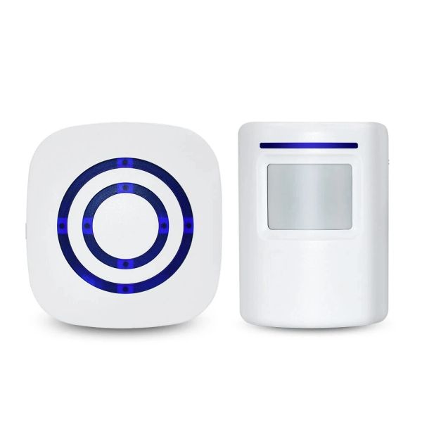 Detector Wireless Doorbell Pir Store Shop Welcome Motion Sensor Infraveriamento Detector Indução Alarme Ferramentas de hardware da porta de hardware