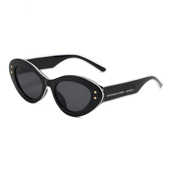 Occhiali da sole Cat Eye Occhiali da uomo Fashion Ins Net Red Same e da donna Classic Grandmaster T3007 28 Gold Black Sier Frame Lenti in resina Wi Dhyvg