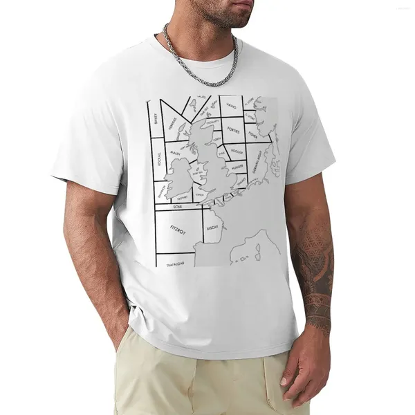 Polo da uomo Previsioni Mappa del Regno Unito - T-shirt con etichetta Magliette bianche da ragazzo Camicia da uomo oversize