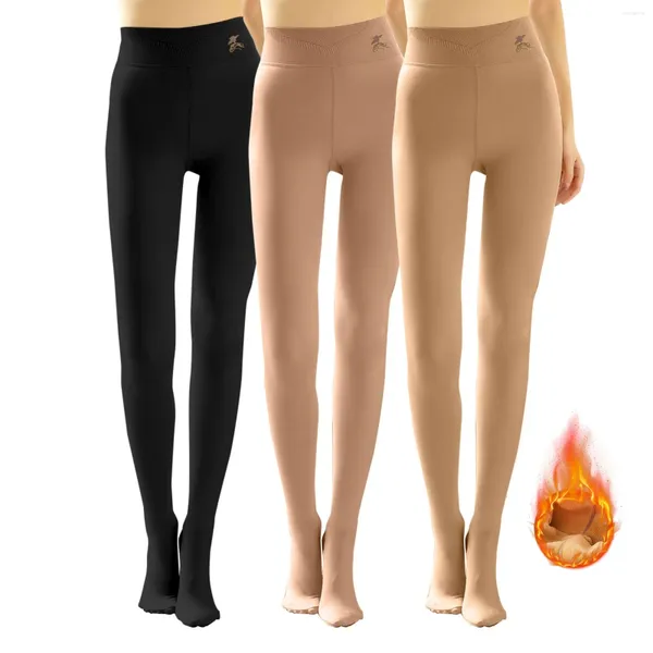 Pantaloni da donna Leggings foderati in pile Donna a vita alta Caldo inverno Yoga per allenamento termico Corsa Allenamento anni '80 Lotto di vestiti