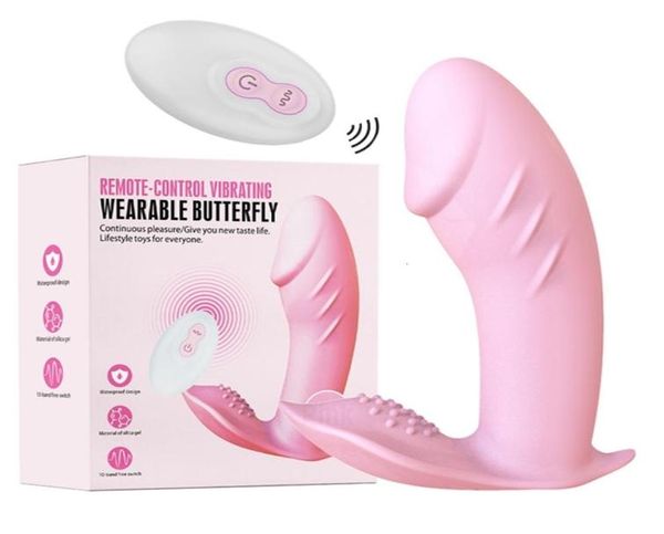 Секс-игрушка-массажер Беспроводной носимый вибратор-яйцо g Spot Clitoris Toys для женщин Трусики с дистанционным управлением2867797