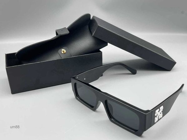 Модные солнцезащитные очки Off w Luxury Offs White Top Luxury Высококачественный брендовый дизайнер для мужчин и женщин Новые продажи всемирно известных солнцезащитных очков UV400 с коробкой Ow40018uERP8