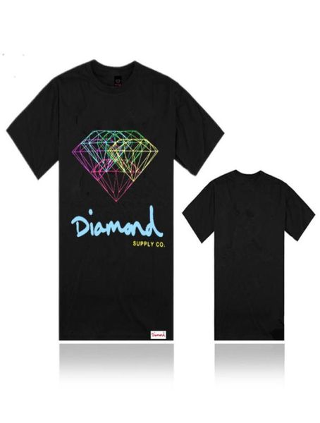 Neue Sommer Baumwolle Herren T Shirts Mode Kurzarm Gedruckt Diamant Versorgung Co Männlichen Tops Tees Skate Marke Hip Hop Kleidung 8150283