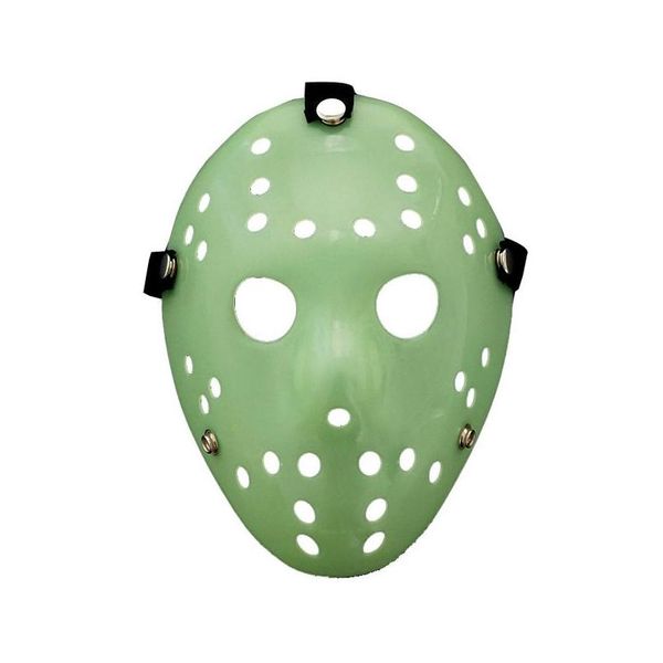 Máscaras de festa 20pcs Archaistic Jason Masks Fl Face Antique Killer Friday The 13th Prop Horror Hockey Halloween Costume Cosplay Movie Mas Dhewr