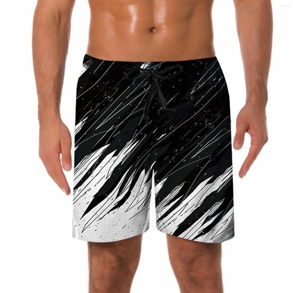 Pantaloncini da uomo Costumi da bagno da uomo Costumi da bagno corti impermeabili Tavola grafica da surf Asciugatura rapida Bermuda estivo Costume da bagno Surf