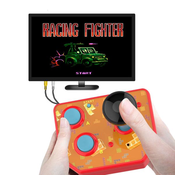 Comunicações Mini Arcade Stick Style TV Game Console Player embutido 180 jogos, conectando com Teion, Plug Play