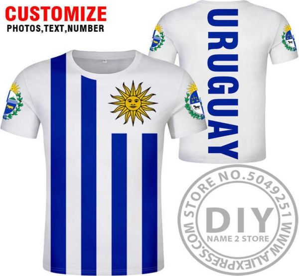 URUGUAY T-Shirt DIY nach Maß Name Nummer Sommerstil Männer Frauen Mode Kurzarm lustige T-Shirts Das lässige T-Shirt X067719775