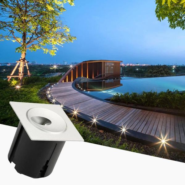 Lâmpada de parede escada luzes led 1/2w luz noturna inteligente escada pir detector movimento sensor recesso footlights cozinha foyer