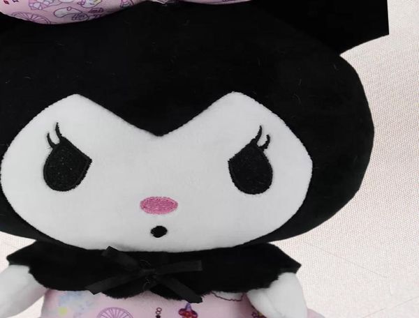 Novo modelo de varejo 25 cm dos desenhos animados Anime Kawali ita Melody Kuromied brinquedos de pelúcia macio pelúcia bonecas para crianças aniversário presentes de Natal 6385269
