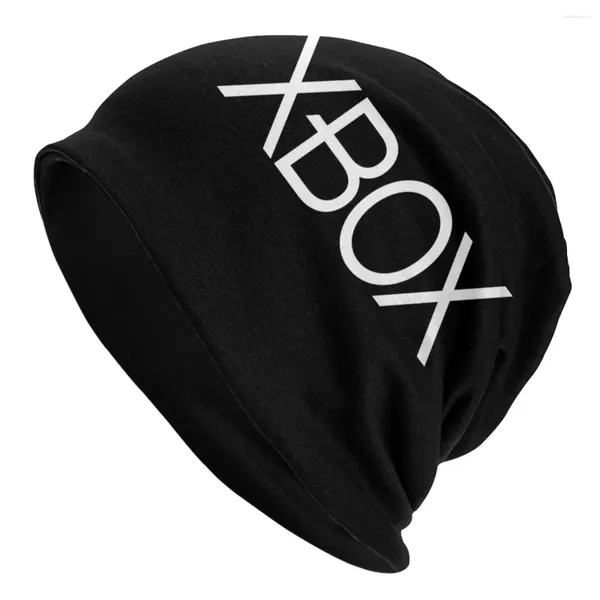 Berets Klassische Xboxs Logo Beanies Caps Für Männer Frauen Unisex Kühlen Winter Warme Strickmütze Erwachsene Spiel Gamer Geschenke motorhaube Hüte