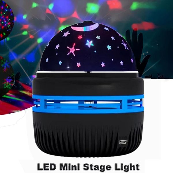 Mini Parti Işıkları, Disko Ball Işık, Ev Odası Dans Partileri için Led Strobe Işık Sahne Lambası Dekorasyonlar, Yatak Odası İçin Dönen Yıldız Projektör, Oyun Odaları, Yıldızlı Gökyüzü