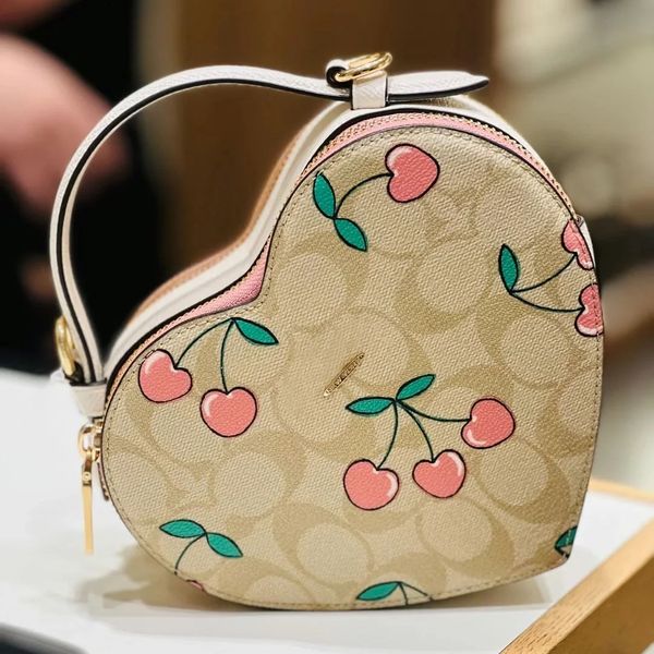 Nuova borsa di design di alta qualità Old Flower Love Borsa a tracolla Borsa a tracolla Borsa da donna Borsa di lusso Borsa a tracolla a cuore Borsa a tracolla Borsa a portafoglio