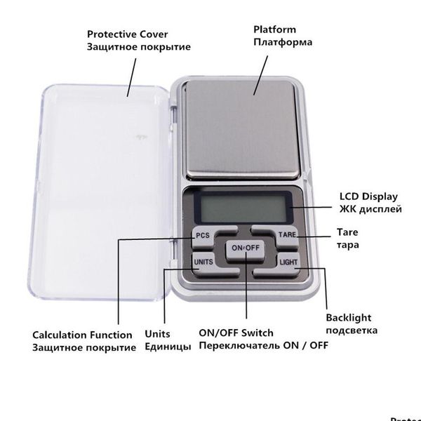 Весы оптовые электронные мини-карманные весы в английском стиле с розничной коробкой 100 г/0,01 г 200 г/0,01 г 300 г/0,01 цифровые весы Pr Dh7X6