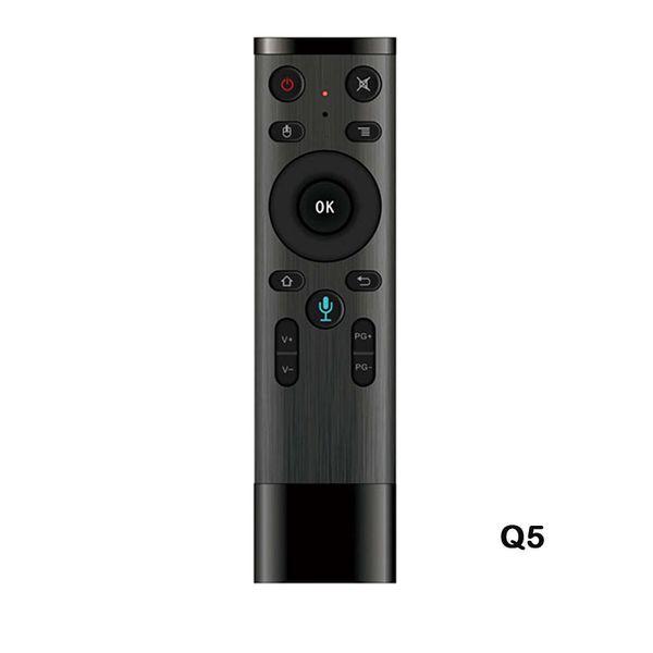 Kommunikation Universal-Fernbedienung Air Mouse Wireless Voice Gyroskop Controller mit USB-Empfänger für Projektor Smart TV Android Box