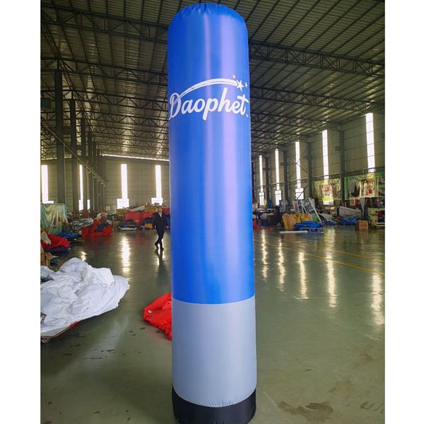 3mh (10ft) com tamanho personalizado do soprador e impressão inflável de iluminação gigante de pilares LED Decoração de tubo para decoração de festas de casamento1