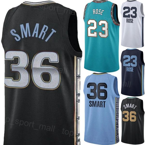 Personalizzato Uomo Donna Gioventù Memphis''Grizzlies''Print Uomo Gioventù Donna Basket Marcus Smart Jersey 36 Gregory Jackson II 13 Derrick Rose 23 Luke Kennard 10 Ja Morant