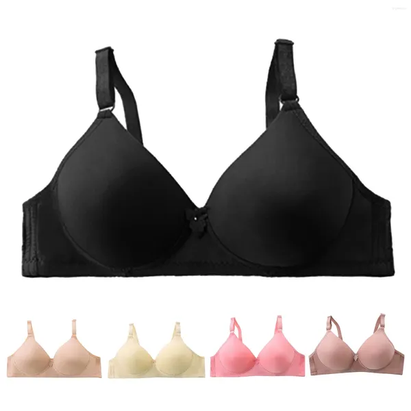 Reggiseni da donna in acciaio senza montatura, comfort, raccolta sottile, semplice, grande, sexy, reggiseno push up, corsa, sport, allenamento da donna