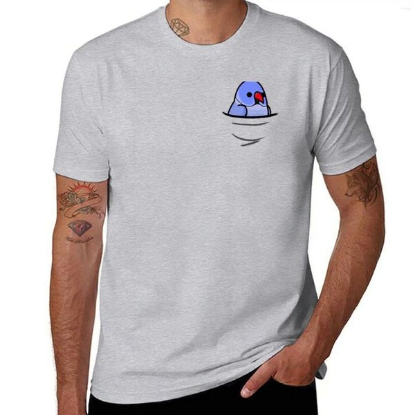 Herren-Poloshirts Too Many Birds!- Violettes Ringneck-T-Shirt, Sommer-Tops, Sportfans, ästhetische Kleidung, Herren-T-Shirt