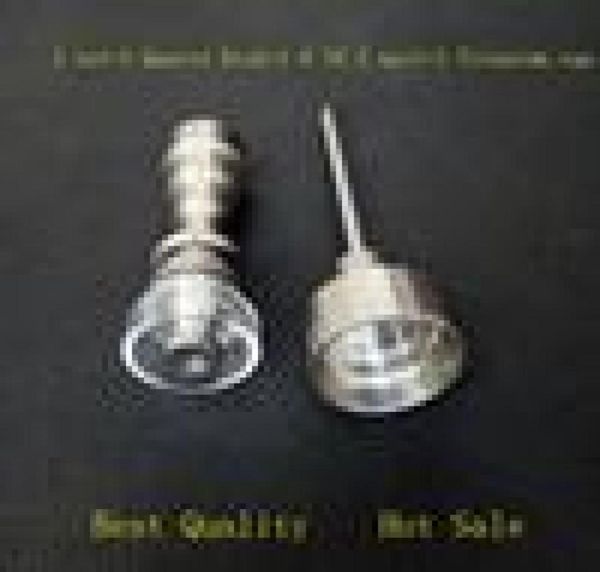 Titanyum Nails Quartz Dish Banger Sigara Aksesuarlar Aracı 6 In 1 inç Bahis Şarj Yağ Donanları Cam Su Bong1850439