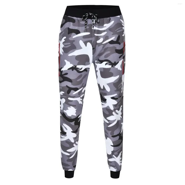 Calças masculinas 2024 homens sportwear camuflagem jogger baggy harem sweatpants calças calças correndo legging tamanho grande