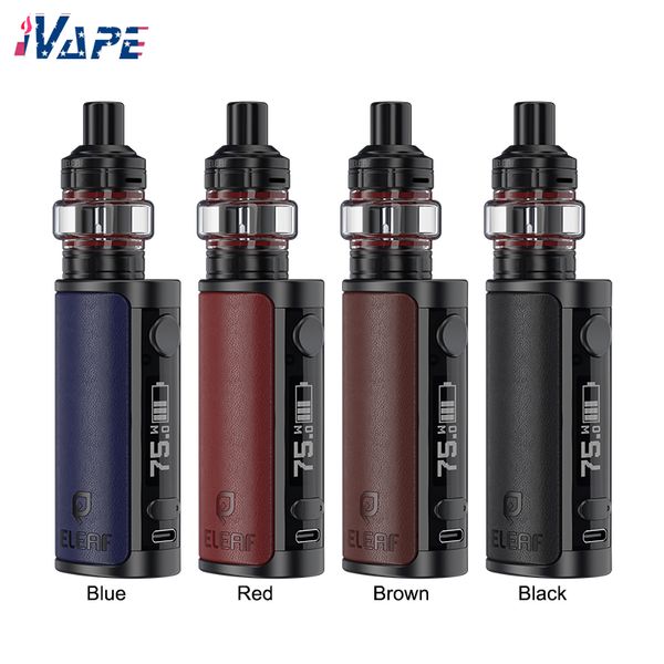 Eleaf iStick i75 mit EN Air Kit, 3000-mAh-Akku, 75-W-Ausgangsleistung, 3,5-ml-Kapazität, einfaches Befüllsystem von oben, kompatibel mit EN-Spule