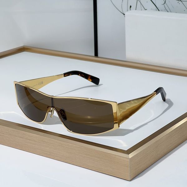 Sonnenbrille für Damen, CL-Brille, Maskentyp, Rahmen, 2024, neuer europäischer und amerikanischer Stil, hochwertige Sonnenbrille, Metall-Sonnenbrille, Unisex-Herren-Sonnenbrille, funky Sonnenbrille