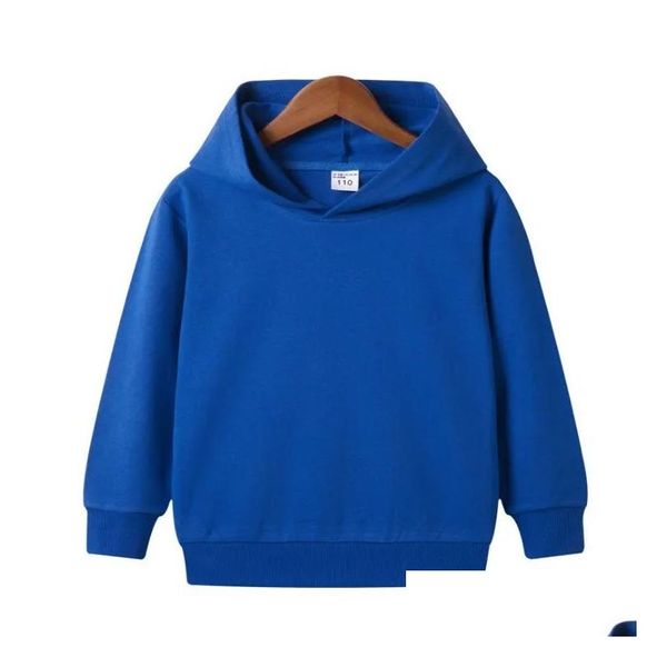 Felpe con cappuccio Felpe New Fashion Felpa con cappuccio per bambini Maglione Bambini Ragazzi Logo del marchio Vestiti caldi Plover Felpe Autunno Ragazze Outdoor S Otkbl