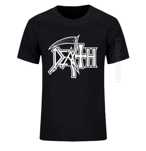 Death rock band heavy metal men tshirt casual em torno do pescoço oversized algodão t camisa presente de aniversário tshirt 2107078642185