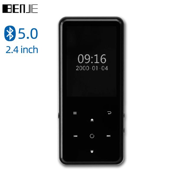 Плееры BENJIE K11 MP3 с Bluetooth 5.0, музыка без потерь, HiFi MP3-плеер, портативный аудиоплеер Walkman, FM-радио, электронная книга, диктофон, TF-карта