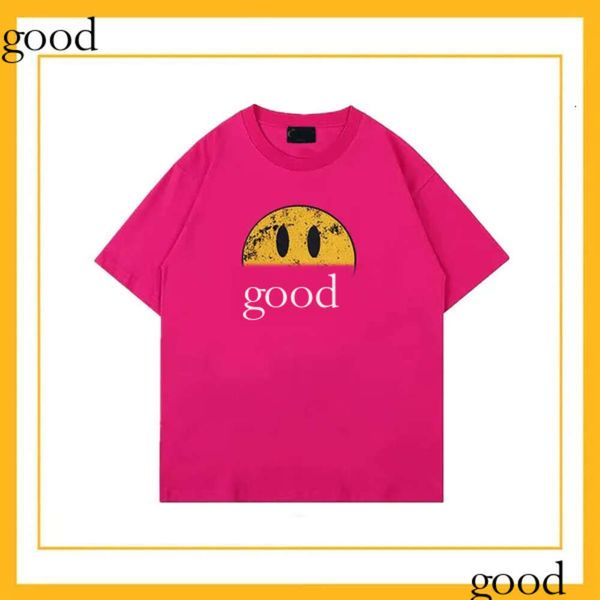 Herren Designer Drew T-Shirt Baumwolle Damen Atmungsaktiver Aufdruck Smiley Mode Kurzarm Tops Lose Einfache Drews Mode Paar T-Shirts Justin Bieber Top Qualität 815