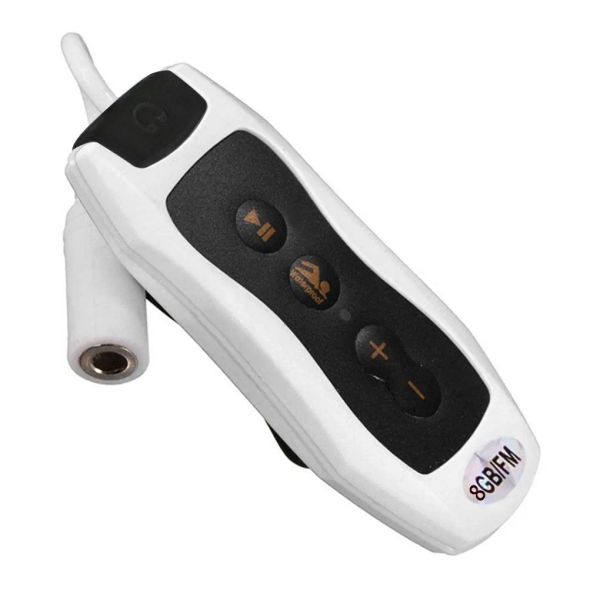 Oyuncu Mini Ipx8 Su Geçirmez MP3 Müzik Çalar FM Radyo 4G/8G Klip Tasarım Spor Çalışan Yüzme Dalış Müzik Oyuncusu