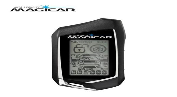 Sistema de segurança de alarme de carro Magicar LCD bidirecional remoto Starter M310 prata M906F28467912289