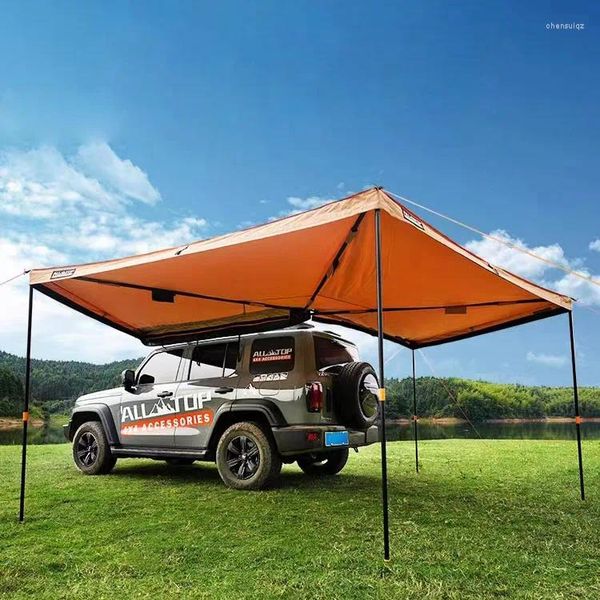 Tende e rifugi 4WD Tenda da campeggio esterna per auto Tenda da sole laterale Impermeabile 270 Ombra portatile Baldacchino