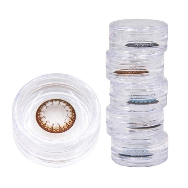 Acessórios de lentes de contato de alta qualidade elegante Colorf Contact Lens Cases Confortáveis ​​Contatos Gota Entrega Saúde Beleza Visão Ca Dhch1
