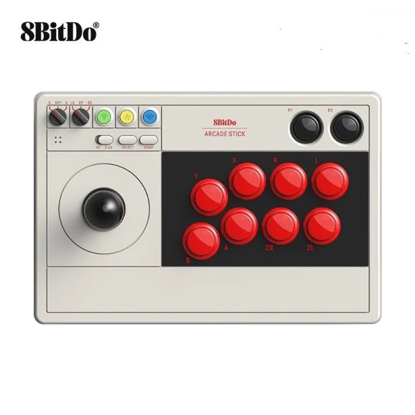 Gamepad 8Bitdo Arcade Stick Ricevitore 2.4G USB Gamepad wireless Bluetooth cablato per Nintendo Switch Windows