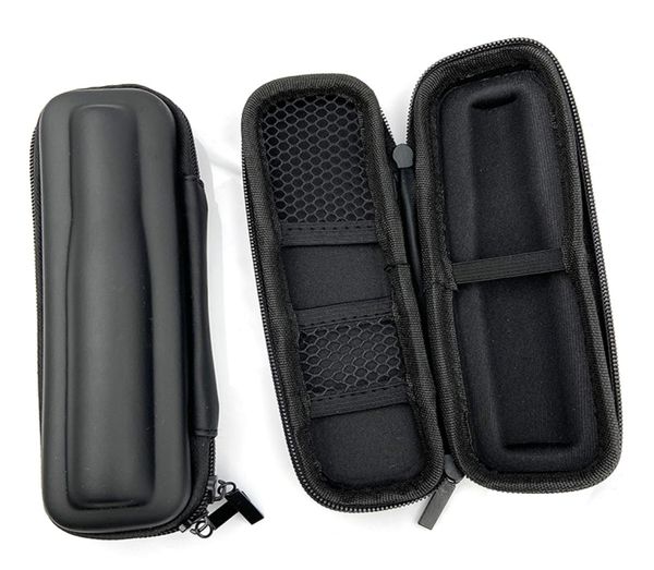 Estojo de couro preto com zíper, acessórios para fumar, mini estojo fino, bolsa de transporte para caneta, isqueiro, tubo de tabaco, tool9733405